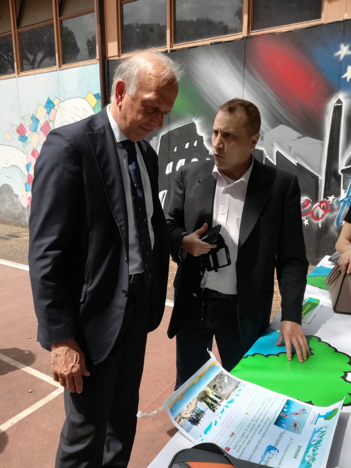 Tra gli studenti del liceo Kennedy di Roma per celebrare la “Giornata per l’ambiente”