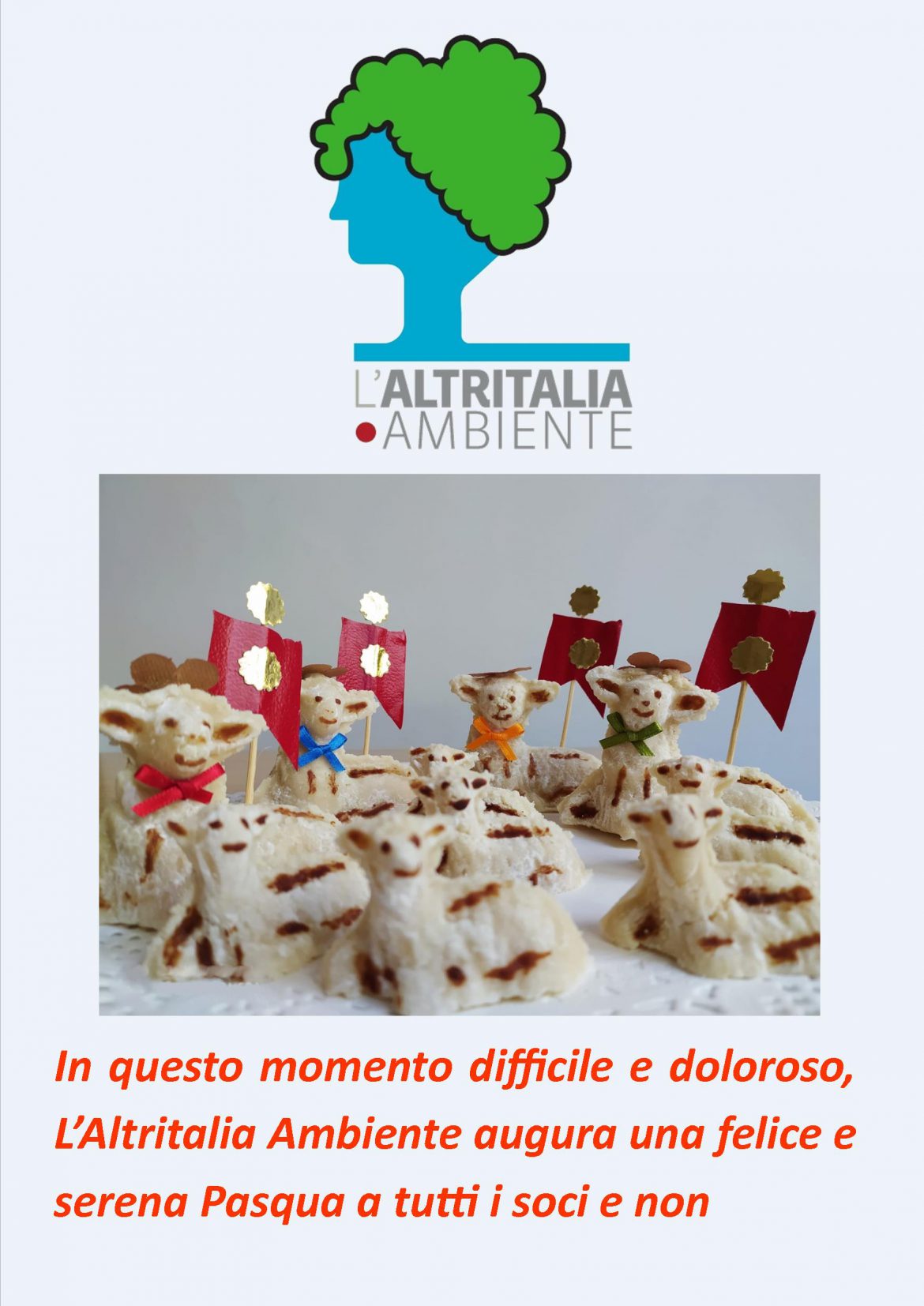 Pasqua 2020 Da L’Altritalia Ambiente gli auguri di una serena Pasqua