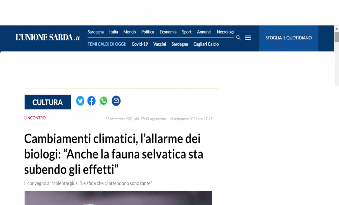 Rassegna stampa convegno Cagliari 12 settembre