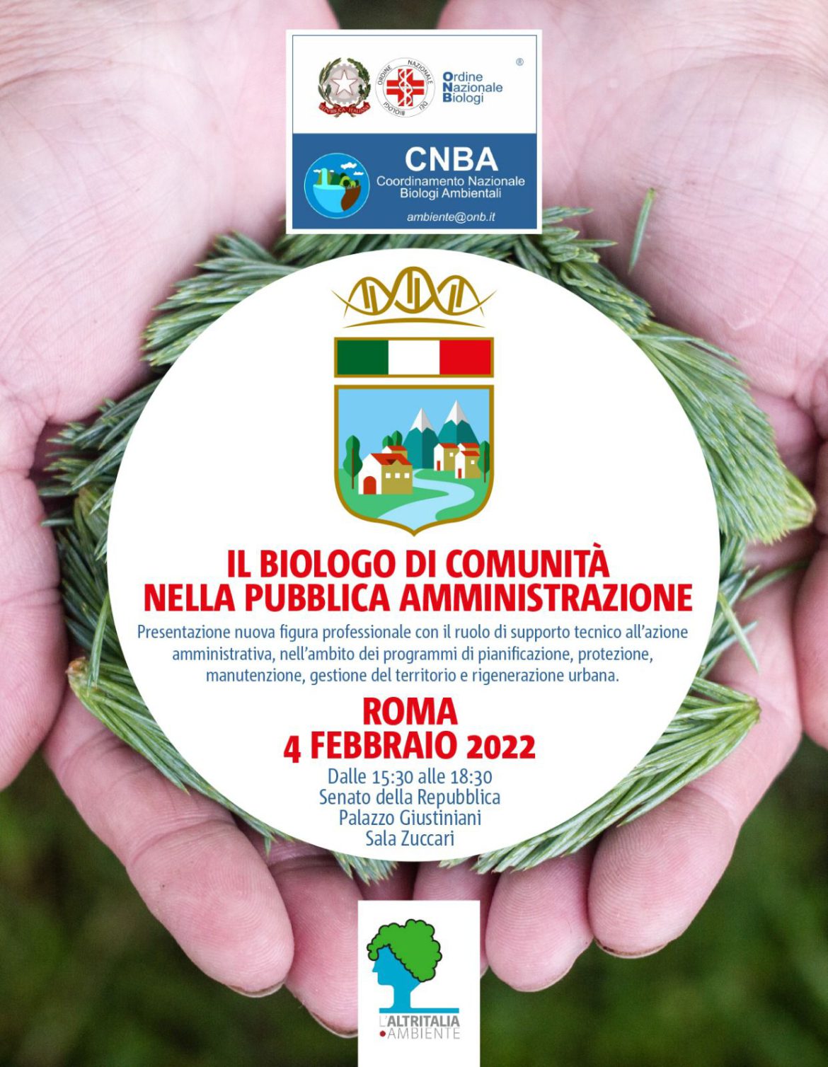 locandina3 Biologo di Comunità, una nuova figura al servizio della “Rivoluzione Verde”