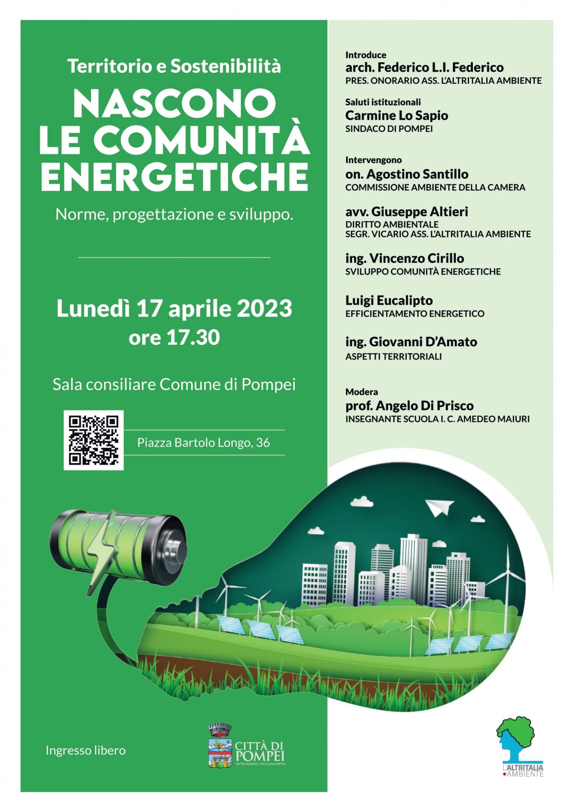 A Pompei per discutere di Comunità Energetiche