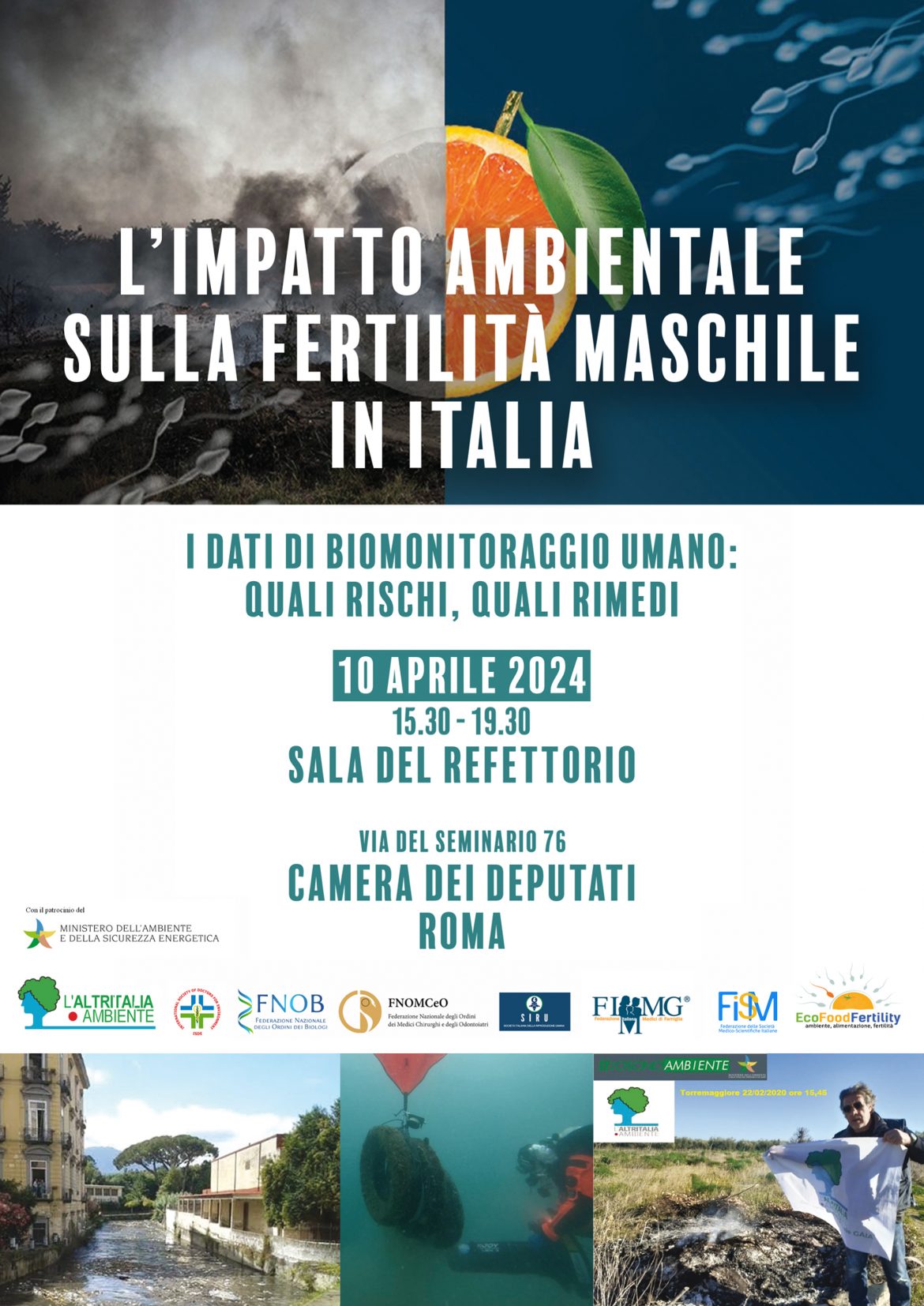 Refrettorio_10aprile_Sito L’Altritalia Ambiente ed Ecofoodfertility a convegno per analizzare i casi di infertilità maschile dovuti all’inquinamento