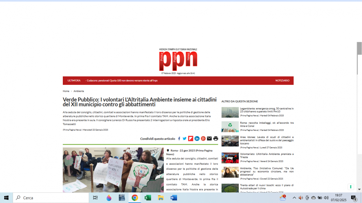 Roma: La protesta dei cittadini al XII municipio