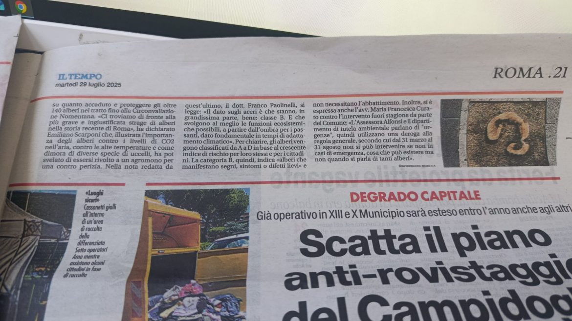ROMA il tempo 29 LUGLIO 25 VIA DI LANDO BIS Roma Via di Lando: Il Tempo e PPN News documentano la protesta guidata da L’Altritalia