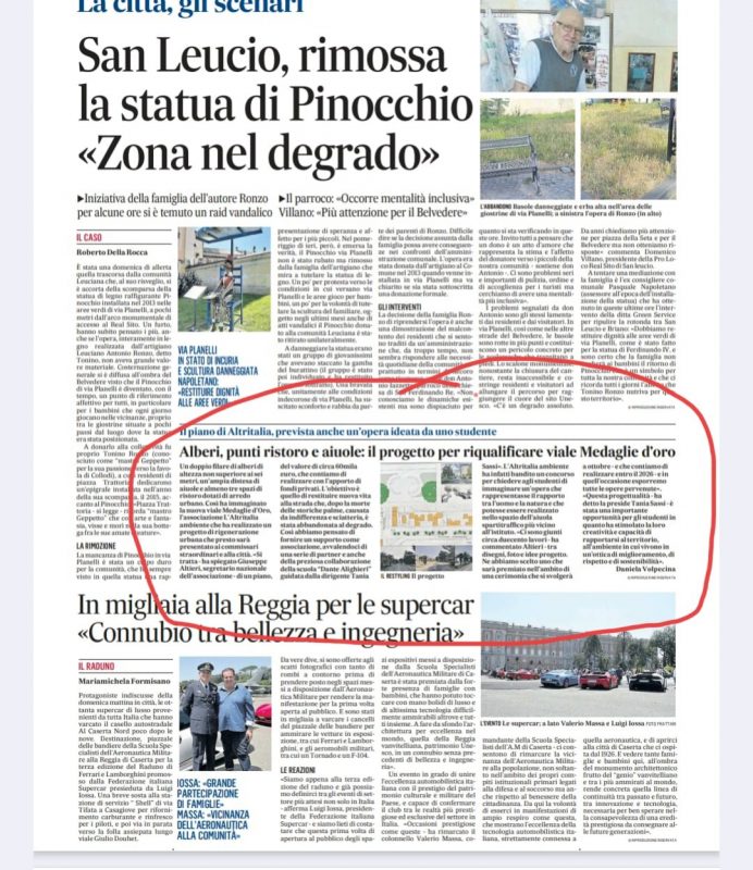 Caserta: Appello de L’Altritalia contro il degrado dei “Galoppatoi”